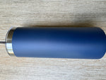 Powder coated denim tumbler